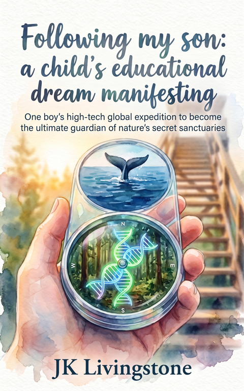Following my son: a child's educational dream manifesting cover